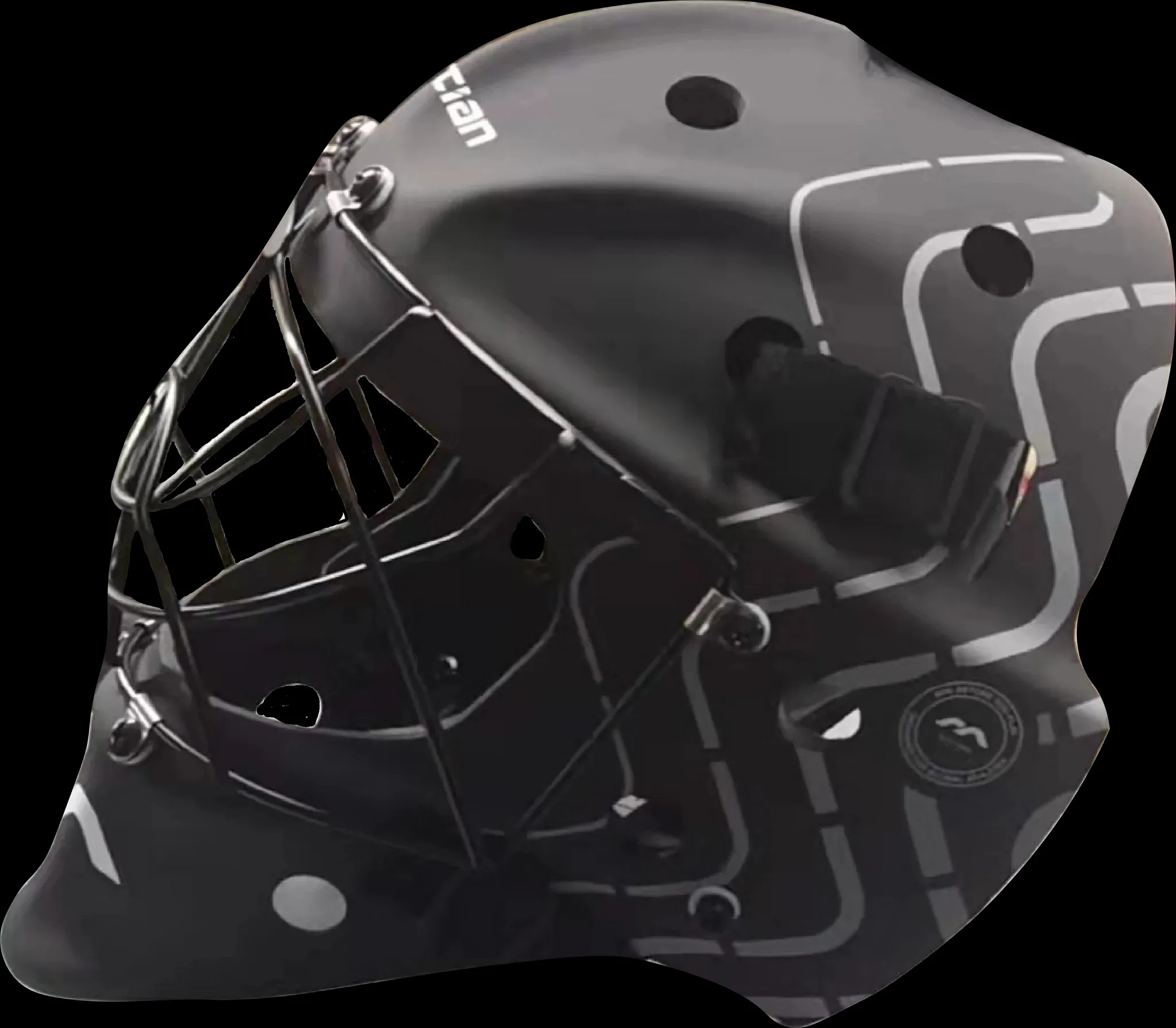 Mercian Genesis 2 Junior Helmet Black/Silver