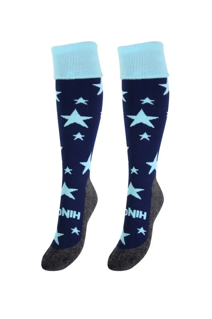 Hingly Stars Blue/Mint Socks  